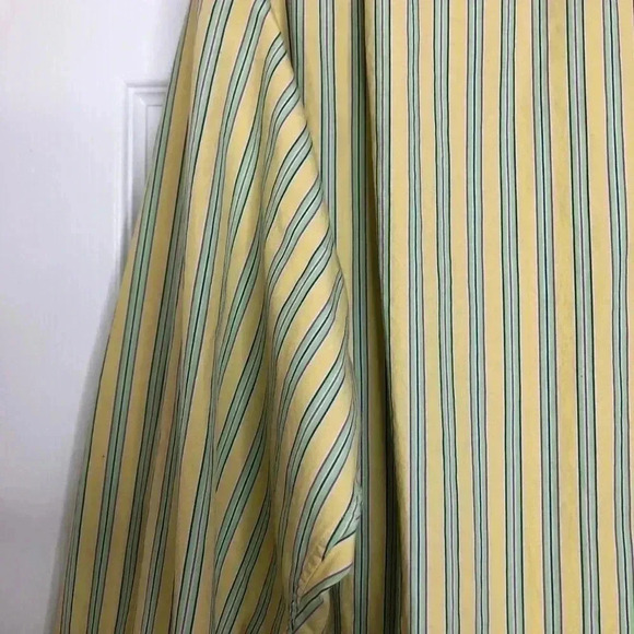 Polo By Ralph Lauren Dress Shirt Yellow Sz Large - Picture 14 of 16